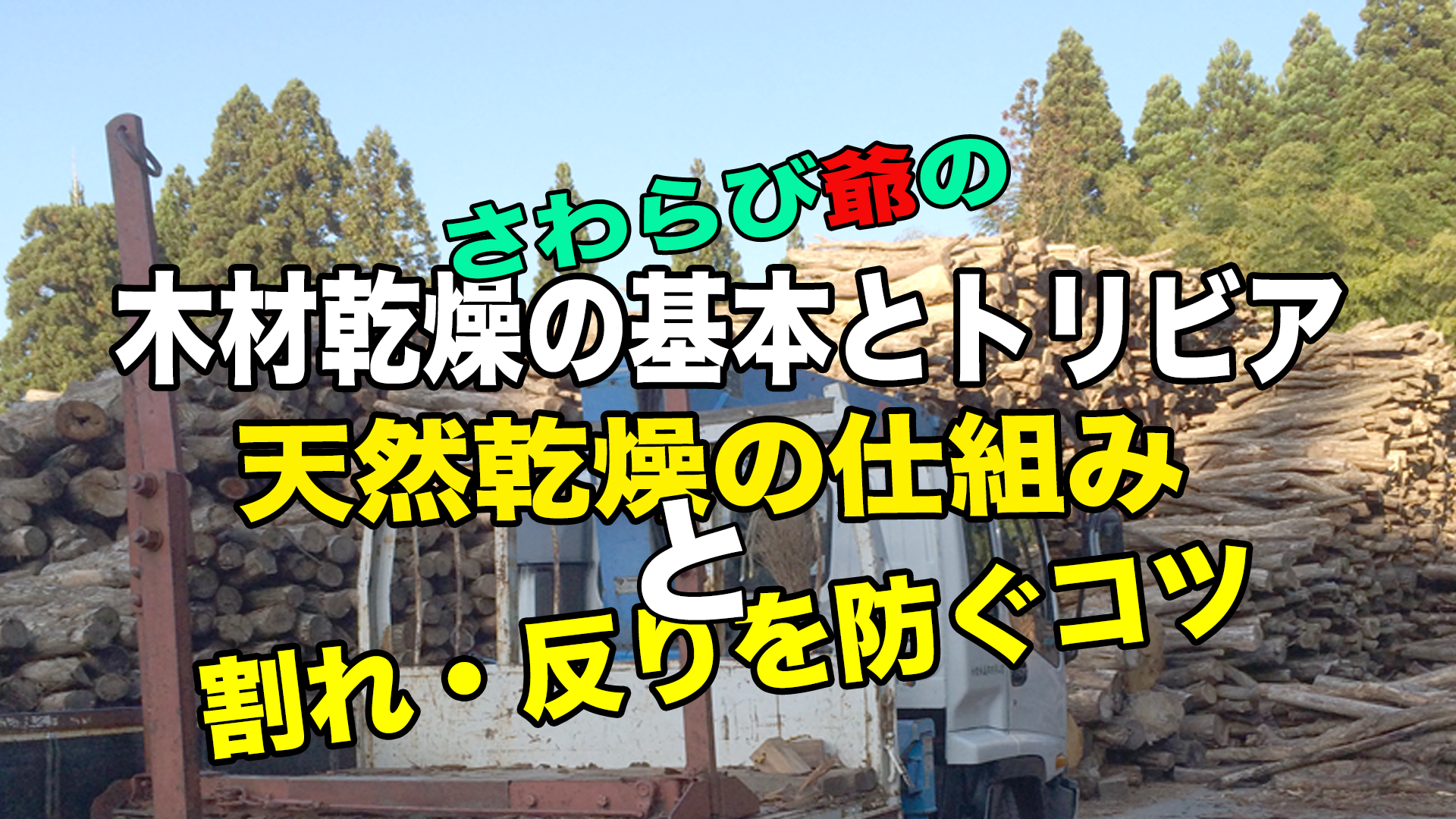 木材乾燥の基本とトリビア